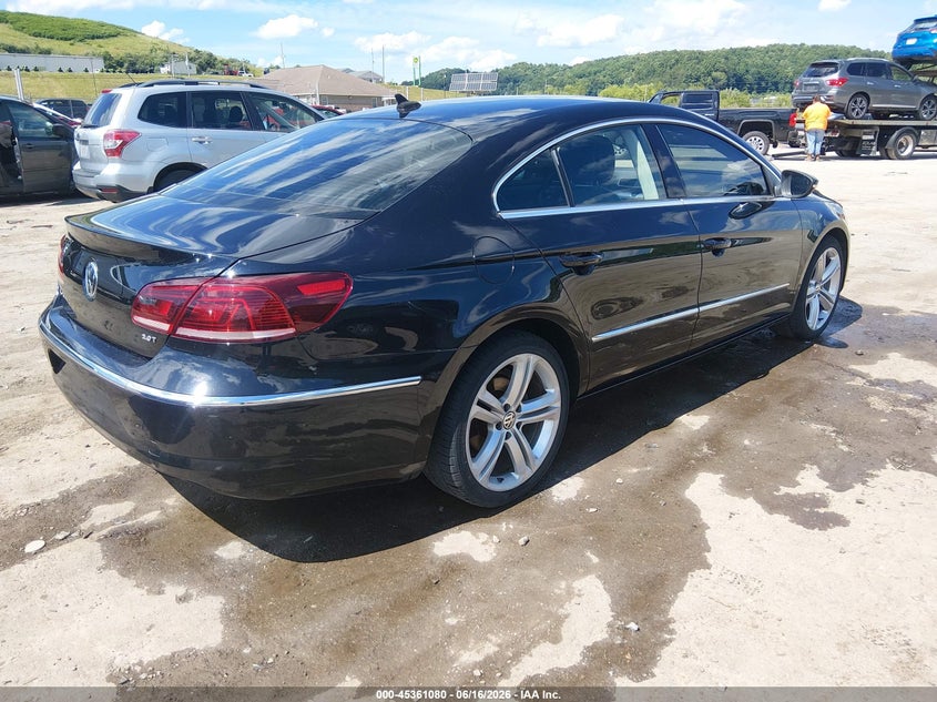 2013 Volkswagen Passat cc VIN WVWBN7AN7DE505555 IAAI salvage auction — FRONT END, Salvage (West Virginia), sold $500 on 2026-07-18 (photo 4)