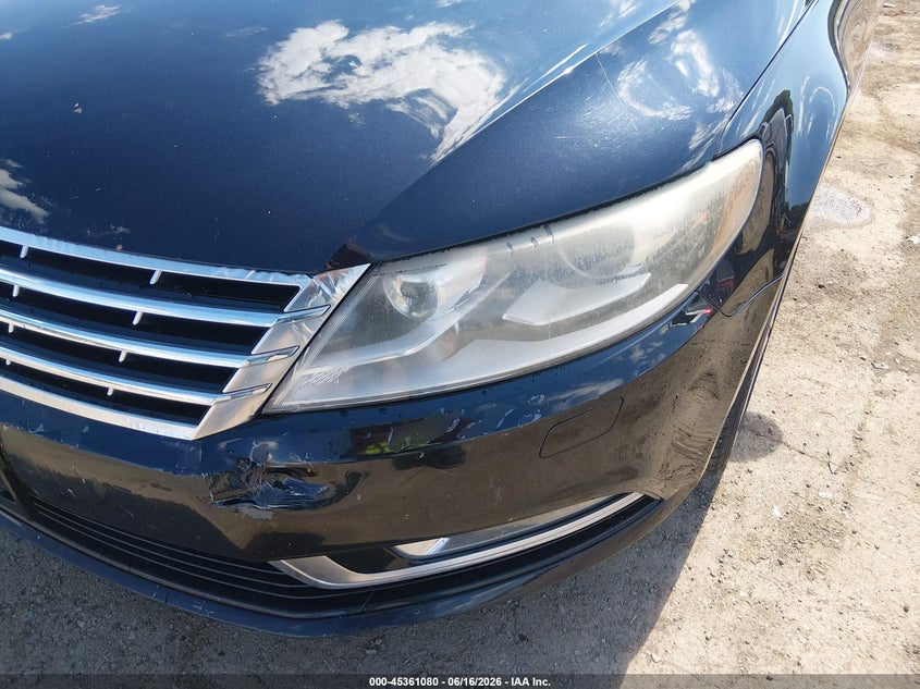 2013 Volkswagen Passat cc VIN WVWBN7AN7DE505555 IAAI salvage auction — FRONT END, Salvage (West Virginia), sold $500 on 2026-07-18 (photo 6)