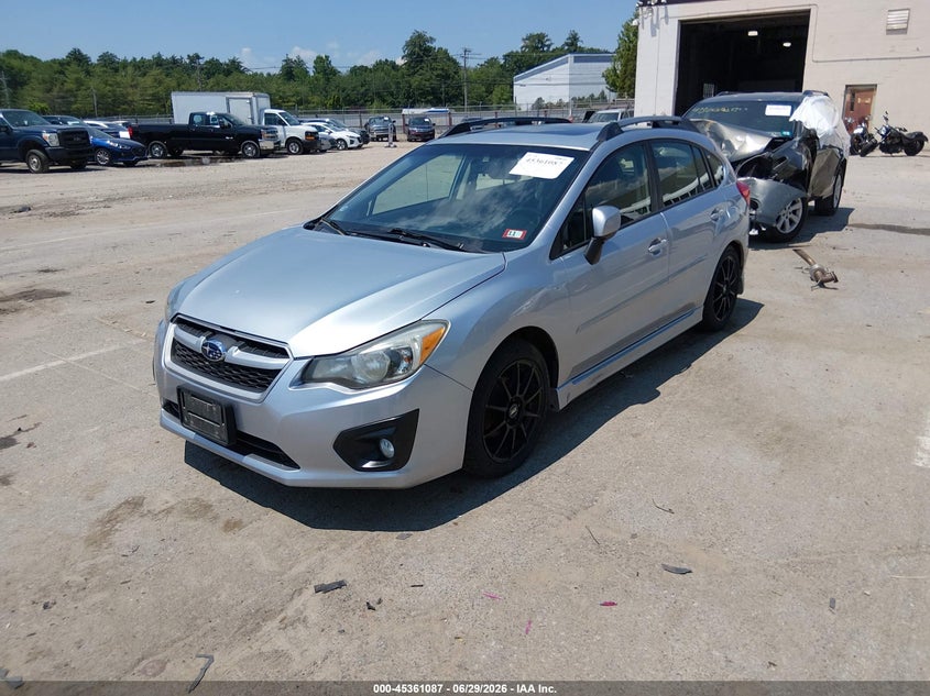 2013 Subaru Impreza VIN JF1GPAS61D2886024 IAAI salvage auction — NORMAL WEAR, Original (New Hampshire), sold $375 on 2026-07-29 (photo 2)