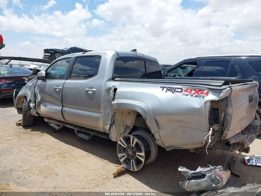 2017 Toyota Tacoma VIN 5TFCZ5AN9HX099009 IAAI salvage auction — ROLLOVER, Non-Repairable (Texas), sold $2,350 on 2026-07-28 (photo 3)