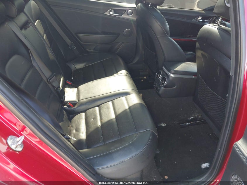 2018 Kia Stinger VIN KNAE55LC0J6017385 IAAI salvage auction — WATER/FLOOD, Salvage Title, sold $6,800 on 2026-07-23 (photo 8)