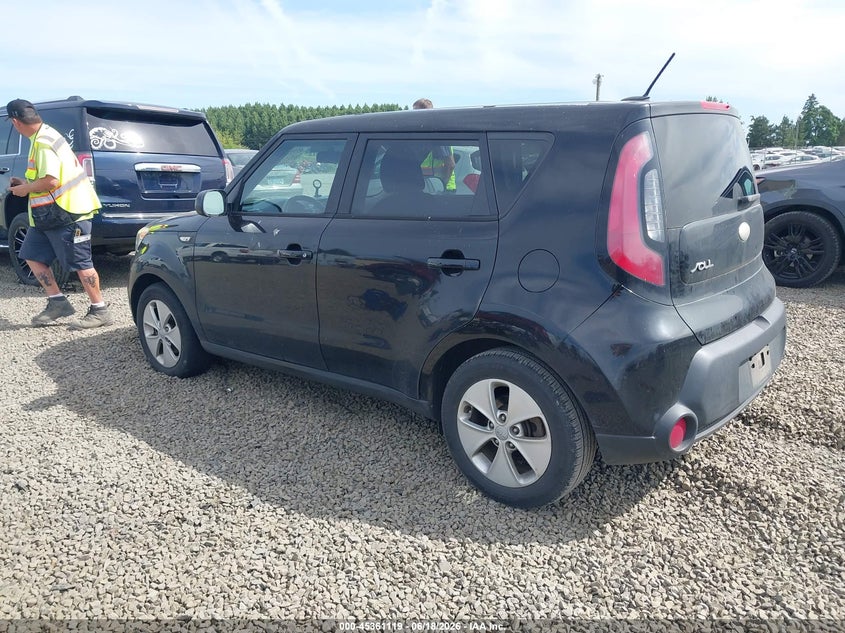 2014 Kia Soul VIN KNDJN2A29E7014639 IAAI salvage auction — NORMAL WEAR, Clear - Public Restricted (Oregon), sold $300 on 2026-07-06 (photo 3)