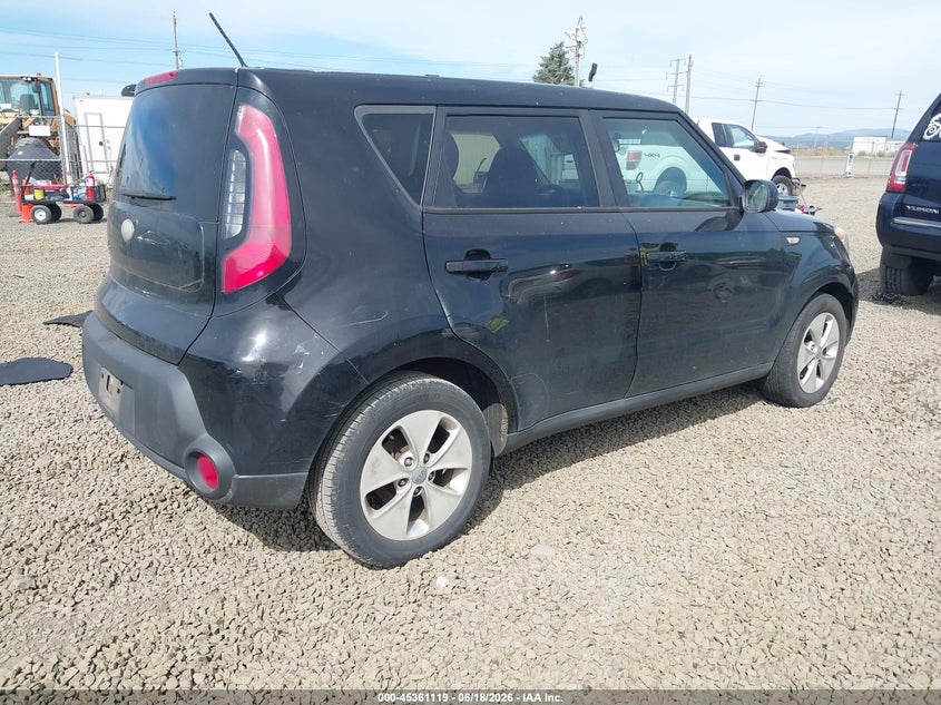 2014 Kia Soul VIN KNDJN2A29E7014639 IAAI salvage auction — NORMAL WEAR, Clear - Public Restricted (Oregon), sold $300 on 2026-07-06 (photo 4)