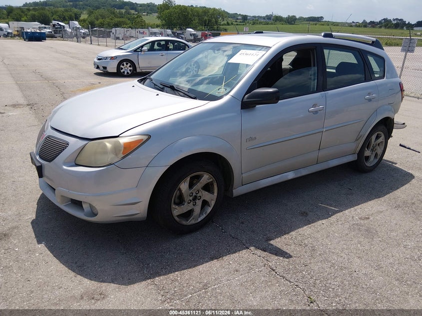 2006 Pontiac Vibe VIN 5Y2SL65896Z432754 IAAI salvage auction — RIGHT REAR, Salvage (Missouri), sold $450 on 2026-07-09 (photo 2)