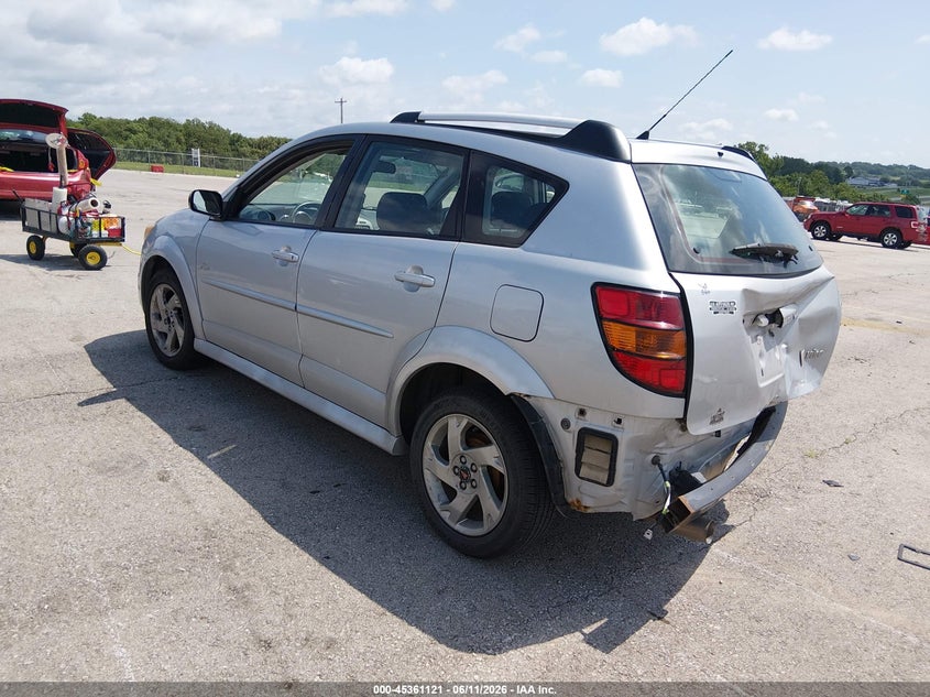2006 Pontiac Vibe VIN 5Y2SL65896Z432754 IAAI salvage auction — RIGHT REAR, Salvage (Missouri), sold $450 on 2026-07-09 (photo 3)