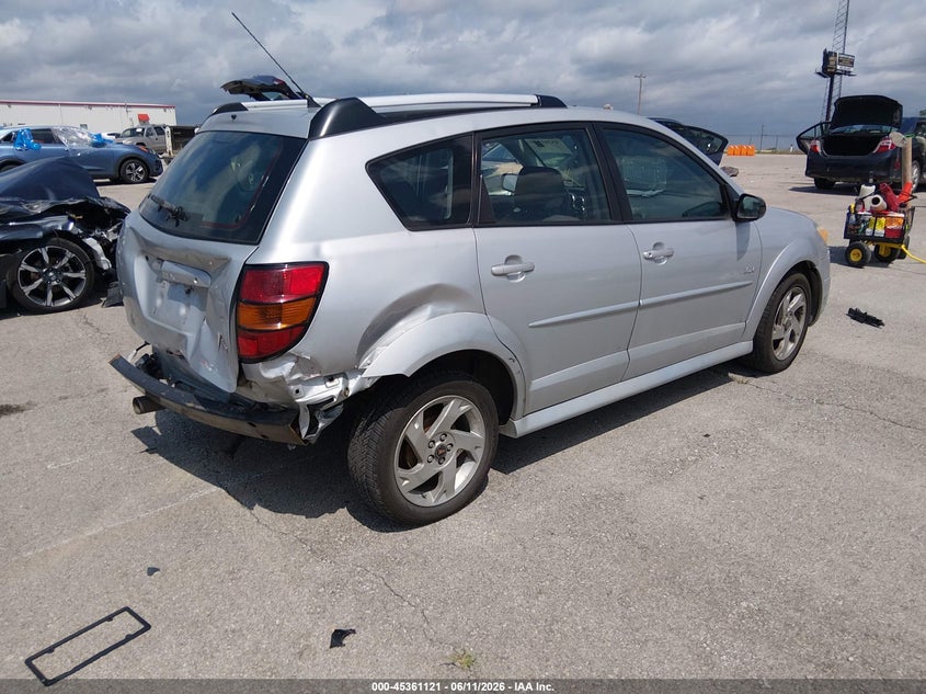 2006 Pontiac Vibe VIN 5Y2SL65896Z432754 IAAI salvage auction — RIGHT REAR, Salvage (Missouri), sold $450 on 2026-07-09 (photo 4)