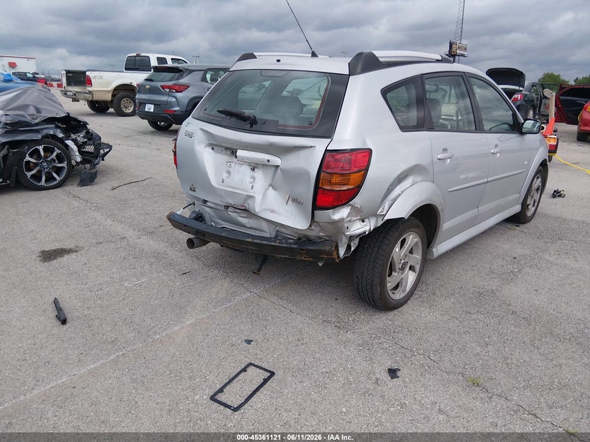 2006 Pontiac Vibe VIN 5Y2SL65896Z432754 IAAI salvage auction — RIGHT REAR, Salvage (Missouri), sold $450 on 2026-07-09 (photo 6)