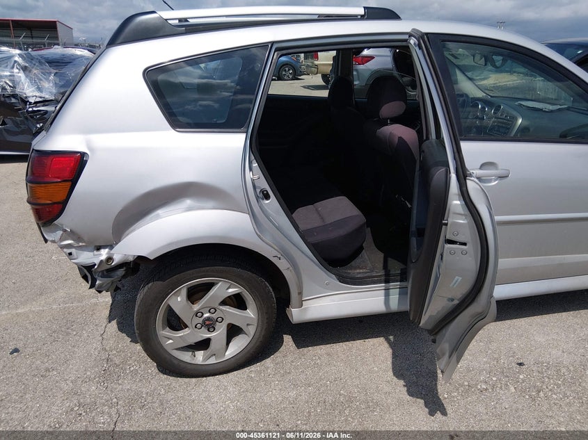 2006 Pontiac Vibe VIN 5Y2SL65896Z432754 IAAI salvage auction — RIGHT REAR, Salvage (Missouri), sold $450 on 2026-07-09 (photo 8)