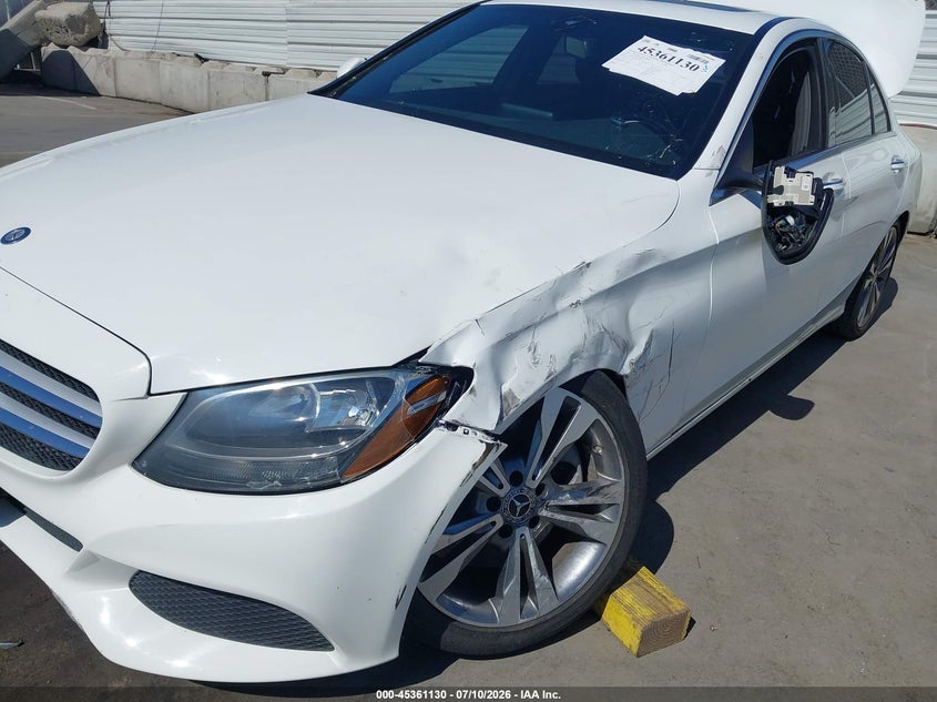 2018 Mercedes-benz C-klasse VIN 55SWF4JB3JU246770 IAAI salvage auction — UNKNOWN, Salvage Title, sold $5,400 on 2026-08-01 (photo 6)