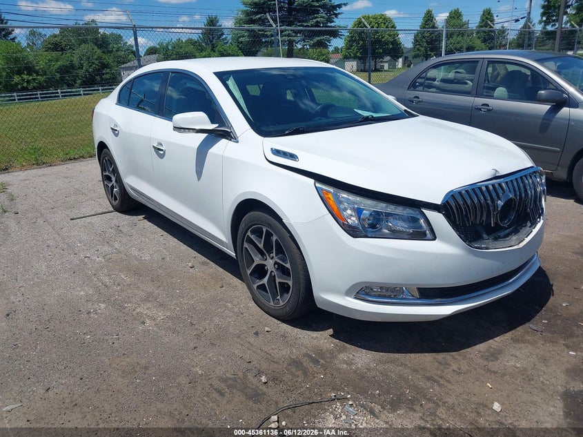 2016 Buick Lacrosse VIN 1G4G45G37GF214812 IAAI salvage auction — FRONT END, Salvage Title, sold $1,250 on 2026-07-18 (photo 1)