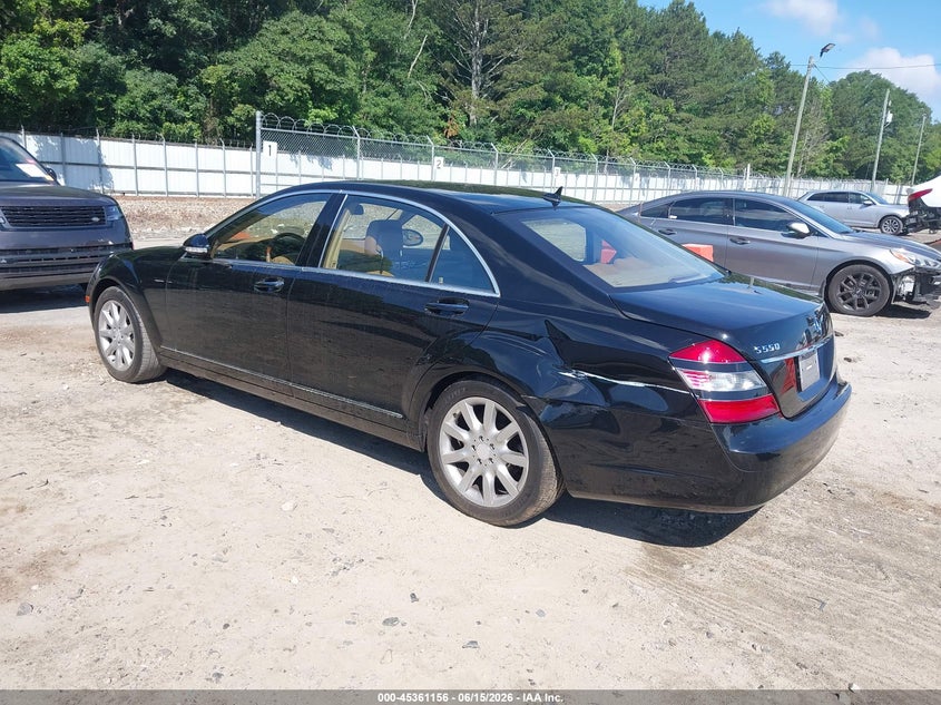 2008 Mercedes-benz S class VIN WDDNG71XX8A157987 IAAI salvage auction — REAR END, Salvage (Georgia), sold $1,750 on 2026-07-16 (photo 3)