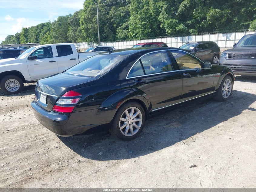 2008 Mercedes-benz S class VIN WDDNG71XX8A157987 IAAI salvage auction — REAR END, Salvage (Georgia), sold $1,750 on 2026-07-16 (photo 4)