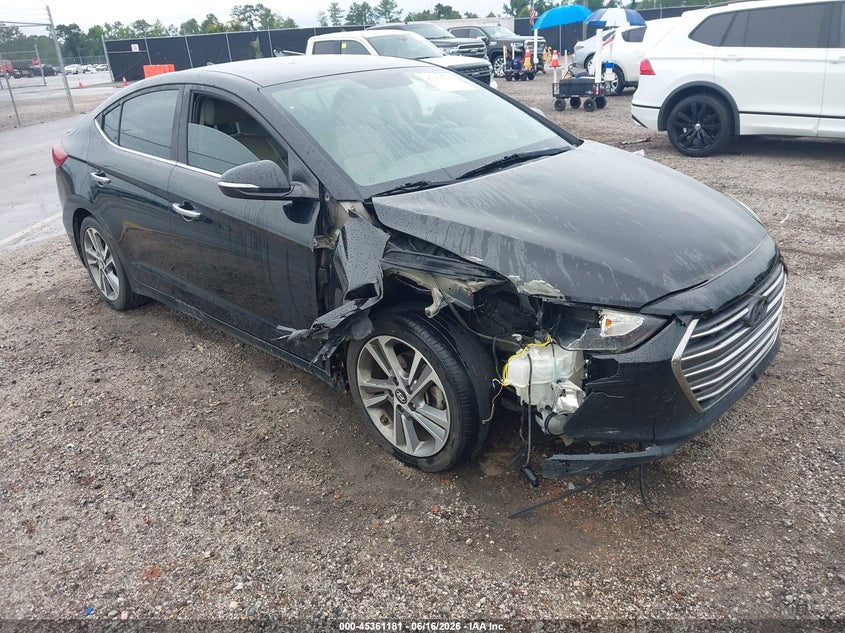 2017 Hyundai Elantra VIN KMHD84LF9HU073479 IAAI salvage auction — RIGHT REAR, Salvage (South Carolina), sold $900 on 2026-07-15 (photo 1)