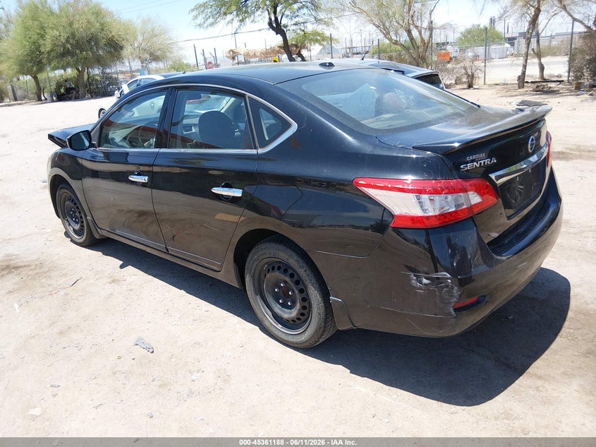 2015 Nissan Sentra VIN 3N1AB7AP7FL644788 IAAI salvage auction — FRONT END, Salvage (Arizona), sold $350 on 2026-07-09 (photo 3)