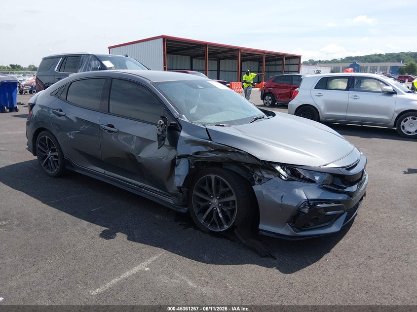 2021 Honda Civic VIN SHHFK7H41MU425365 IAAI salvage auction — RIGHT SIDE, Salvage (Illinois), sold $5,150 on 2026-07-28 (photo 1)