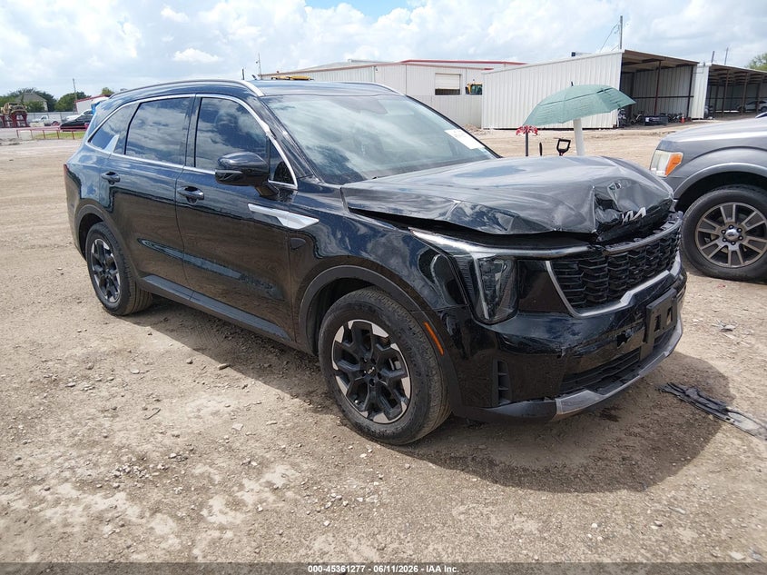 2025 Kia Sorento VIN 5XYRL4JC1SG317328 — IAAI salvage auction photo
