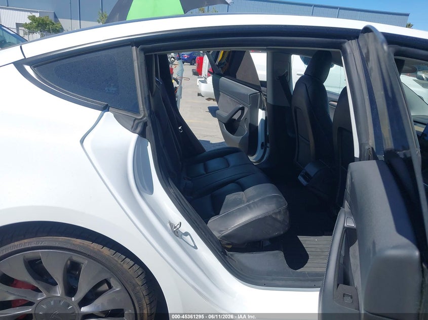 2021 Tesla Model 3 VIN 5YJ3E1EC0MF049200 IAAI salvage auction — FRONT END, Salvage (California), sold $8,600 on 2026-07-29 (photo 8)