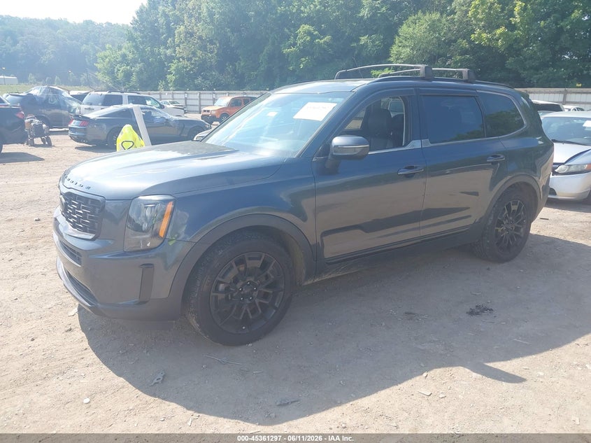 2021 Kia Telluride VIN 5XYP3DHC3MG101996 IAAI salvage auction — FRESH WATER, Salvage (Tennessee), sold $7,500 on 2026-07-29 (photo 2)