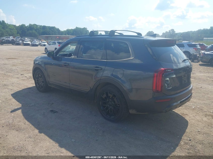 2021 Kia Telluride VIN 5XYP3DHC3MG101996 IAAI salvage auction — WATER/FLOOD, Salvage (Tennessee), sold $7,500 on 2026-07-22 (photo 3)
