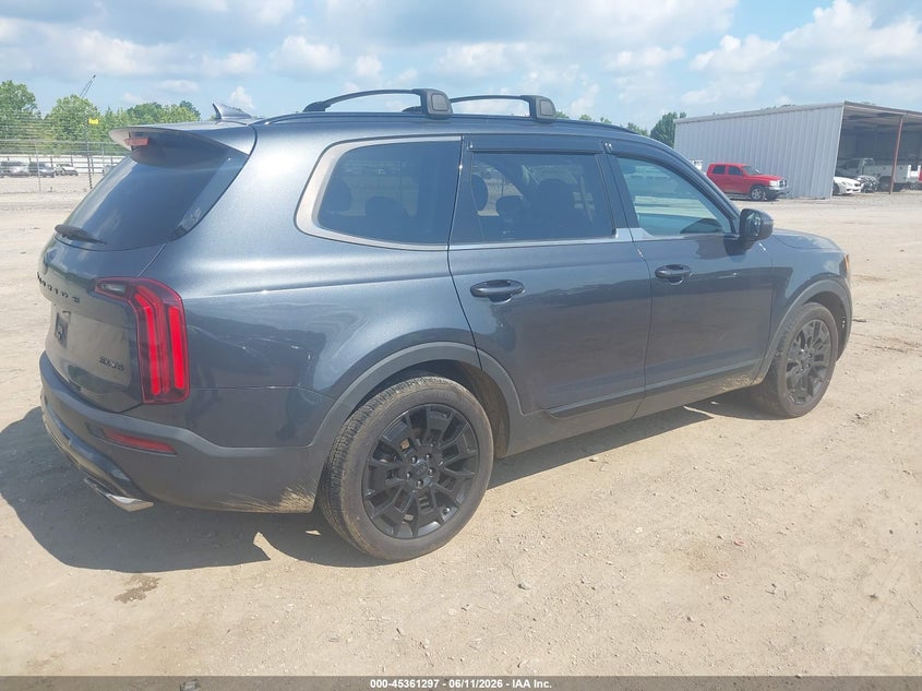 2021 Kia Telluride VIN 5XYP3DHC3MG101996 IAAI salvage auction — FRESH WATER, Salvage (Tennessee), sold $7,500 on 2026-07-29 (photo 4)
