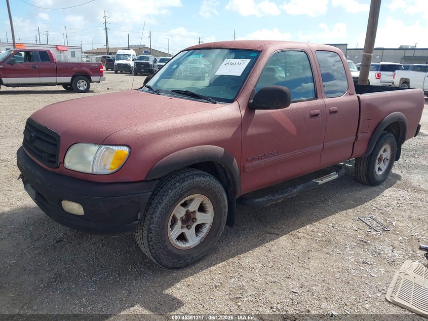2000 Toyota Tundra VIN 5TBRT3417YS012506 IAAI salvage auction — NORMAL WEAR, Original (Texas), sold $1,000 on 2026-07-08 (photo 2)