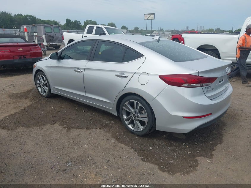 2017 Hyundai Elantra VIN KMHD84LF2HU267013 IAAI salvage auction — FRONT END, Clear (Arkansas), sold $2,575 on 2026-07-22 (photo 3)