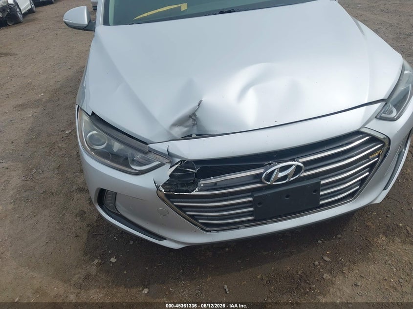 2017 Hyundai Elantra VIN KMHD84LF2HU267013 IAAI salvage auction — FRONT END, Clear (Arkansas), sold $2,575 on 2026-07-22 (photo 6)