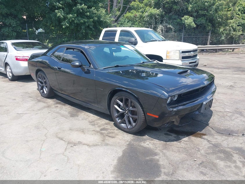 2019 Dodge Challenger VIN 2C3CDZBTXKH641527 IAAI salvage auction — FRONT END, Salvage (North Carolina), sold $4,975 on 2026-08-01 (photo 1)