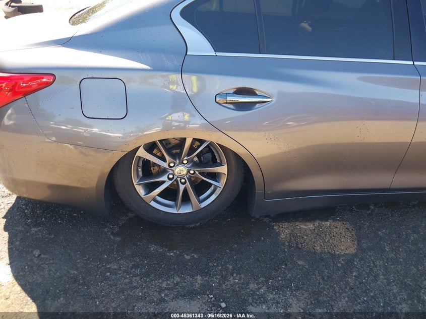 2017 Infiniti Q50 VIN JN1EV7AR5HM837914 IAAI salvage auction — THEFT, Salvage (Virginia), sold $925 on 2026-07-22 (photo 6)