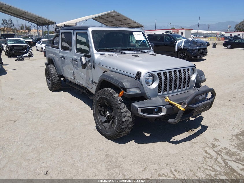 2023 Jeep Gladiator VIN 1C6HJTAG3PL561452 IAAI salvage auction — SIDE, Wait Title, sold $14,300 on 2026-07-31 (photo 1)
