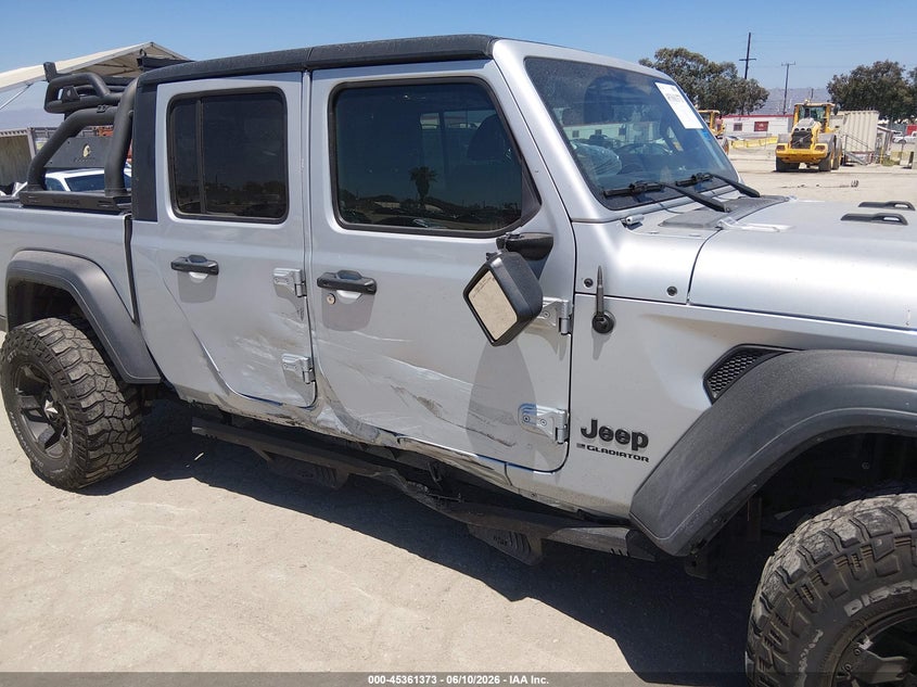 2023 Jeep Gladiator VIN 1C6HJTAG3PL561452 IAAI salvage auction — SIDE, Wait Title, sold $14,300 on 2026-07-31 (photo 6)