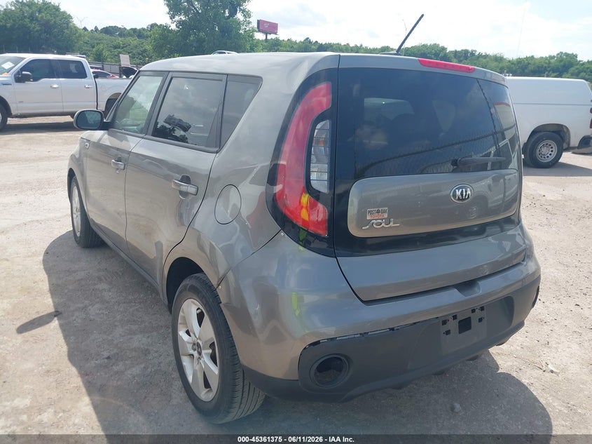 2018 Kia Soul VIN KNDJN2A25J7598676 IAAI salvage auction — NORMAL WEAR, Clear - Public Restricted (Oklahoma), sold $1,050 on 2026-07-15 (photo 3)