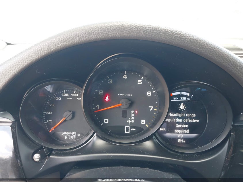 2017 Porsche Macan VIN WP1AA2A54HLB08573 IAAI salvage auction — FRONT END, Rebuildable (Florida), sold $4,625 on 2026-07-23 (photo 7)