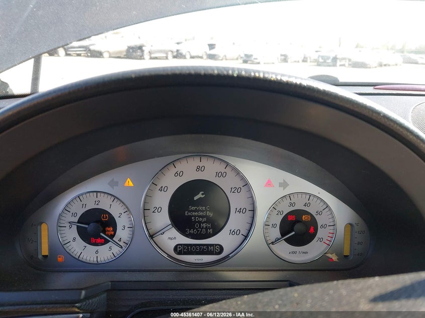 2008 Mercedes-benz E-klasse VIN WDBUF56X78B280418 IAAI salvage auction — LEFT FRONT, Salvage (California), sold $475 on 2026-07-29 (photo 7)