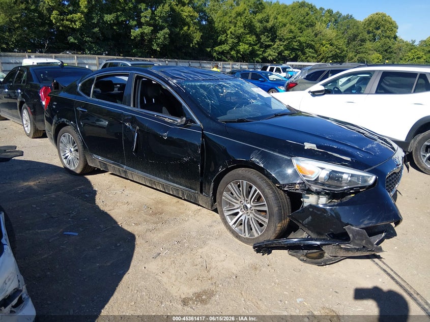 2015 Kia Cadenza VIN KNALN4D72F5190938 IAAI salvage auction — ROLLOVER, Salvage (Tennessee), sold $375 on 2026-07-22 (photo 1)
