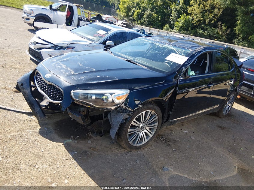 2015 Kia Cadenza VIN KNALN4D72F5190938 IAAI salvage auction — ROLLOVER, Salvage (Tennessee), sold $375 on 2026-07-22 (photo 2)