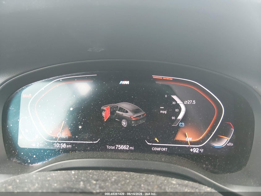 2022 BMW X4 VIN 5UX33DT00N9L32299 IAAI salvage auction — ALL OVER, Salvage Title, sold $16,000 on 2026-07-19 (photo 7)