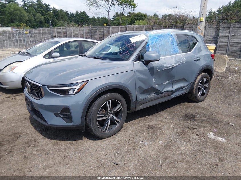 2023 Volvo Xc40 VIN YV4L12UN1P2966493 IAAI salvage auction — LEFT SIDE, Salvage (Massachusetts), sold $8,300 on 2026-07-17 (photo 2)