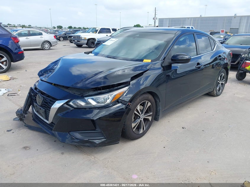 2021 Nissan Sentra VIN 3N1AB8CV7MY200778 IAAI salvage auction — RIGHT FRONT, Salvage Title, sold $1,600 on 2026-07-29 (photo 2)