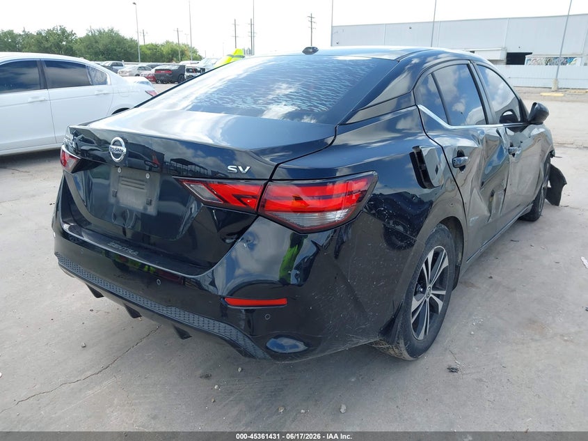 2021 Nissan Sentra VIN 3N1AB8CV7MY200778 IAAI salvage auction — RIGHT FRONT, Salvage Title, sold $1,600 on 2026-07-29 (photo 4)