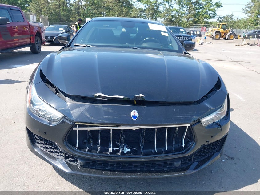 2019 Maserati Ghibli VIN ZAM57YTA6K1308528 IAAI salvage auction — FRONT END, Salvage Title, sold $6,250 on 2026-09-01 (photo 6)