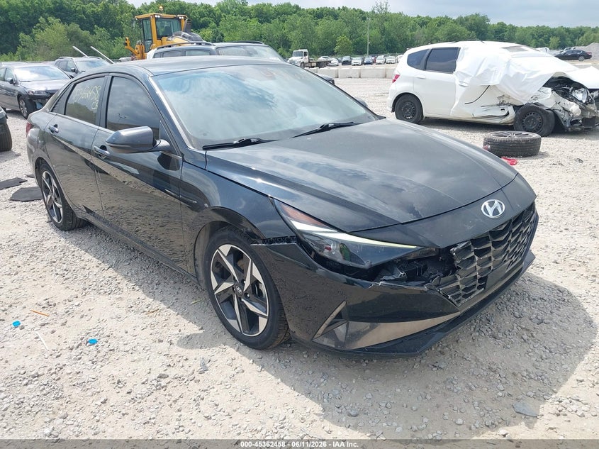 2022 Hyundai Elantra VIN KMHLP4AGXNU352039 IAAI salvage auction — RIGHT FRONT, Salvage (Ohio), sold $3,450 on 2026-07-22 (photo 1)