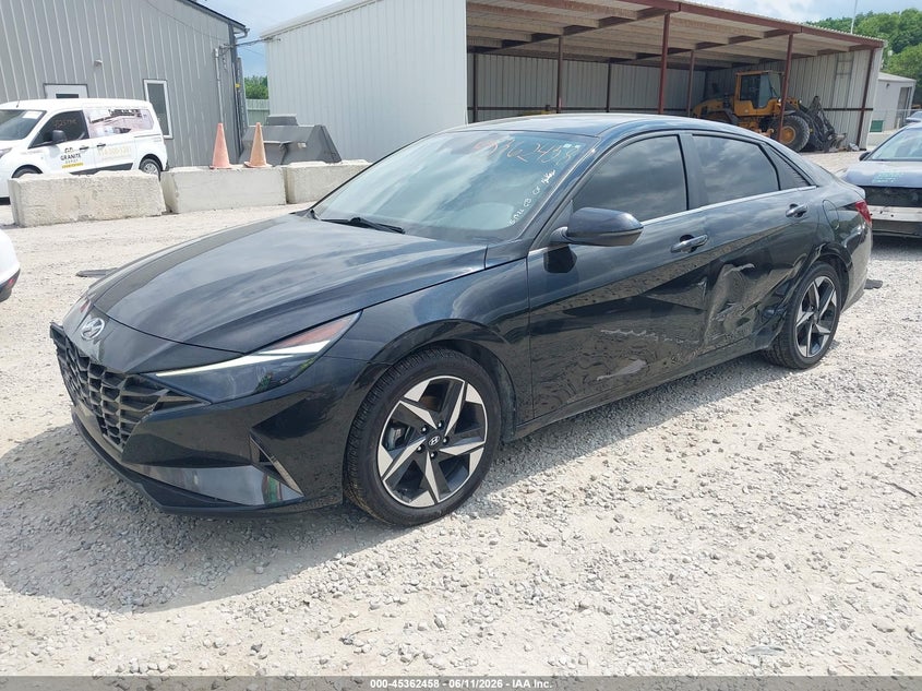 2022 Hyundai Elantra VIN KMHLP4AGXNU352039 IAAI salvage auction — RIGHT FRONT, Salvage (Ohio), sold $3,450 on 2026-07-22 (photo 2)