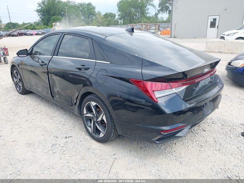 2022 Hyundai Elantra VIN KMHLP4AGXNU352039 IAAI salvage auction — RIGHT FRONT, Salvage (Ohio), sold $3,450 on 2026-07-22 (photo 3)