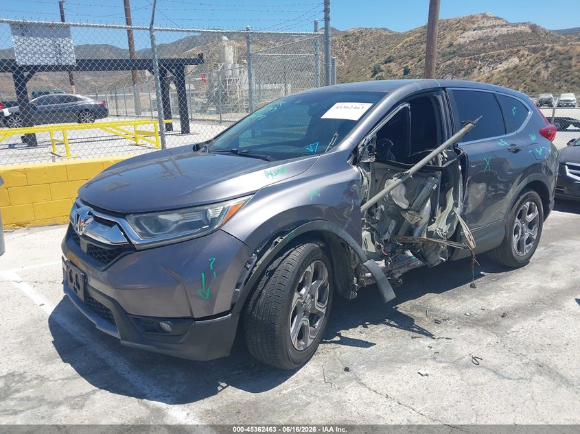 2018 Honda Cr-v VIN 7FARW1H84JE028963 IAAI salvage auction — SIDE, Salvage Title, sold $3,400 on 2026-07-18 (photo 2)
