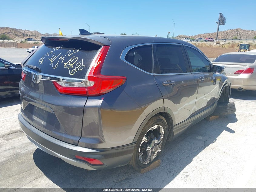 2018 Honda Cr-v VIN 7FARW1H84JE028963 IAAI salvage auction — SIDE, Salvage Title, sold $3,400 on 2026-07-18 (photo 4)