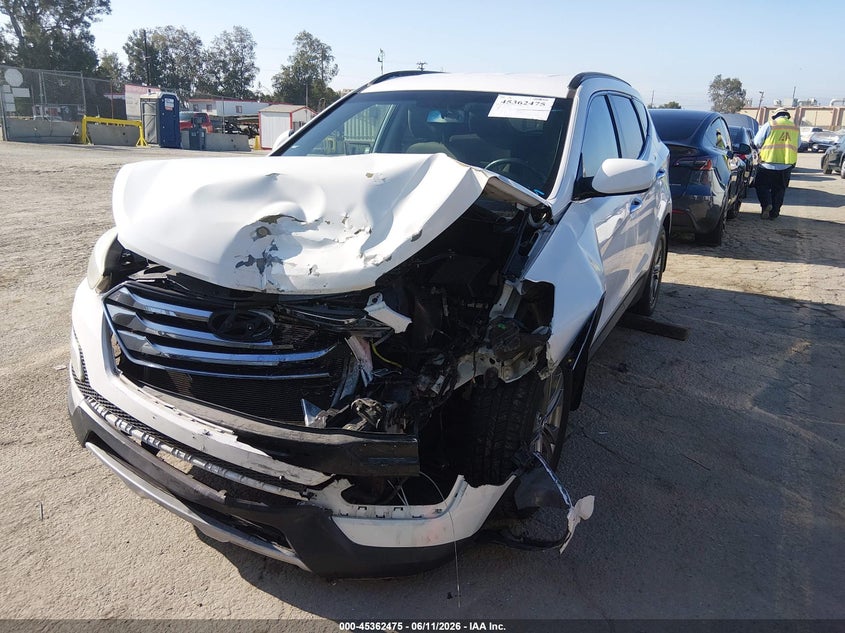 2014 Hyundai Santa fe VIN 5XYZU3LB9EG161071 IAAI salvage auction — FRONT END, Salvage Title, sold $525 on 2026-07-17 (photo 2)