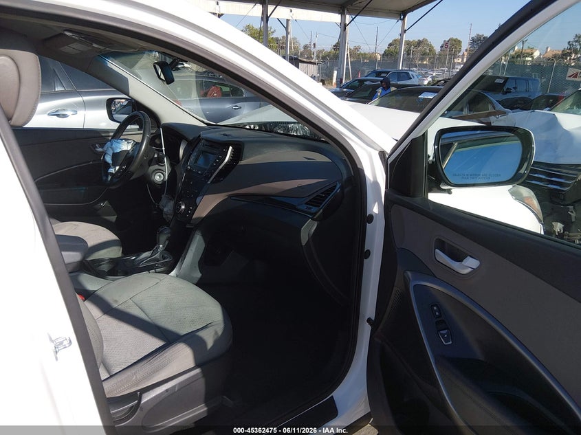 2014 Hyundai Santa fe VIN 5XYZU3LB9EG161071 IAAI salvage auction — FRONT END, Salvage Title, sold $525 on 2026-07-17 (photo 5)