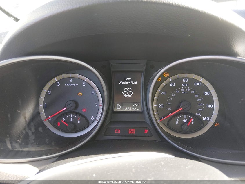 2014 Hyundai Santa fe VIN 5XYZU3LB9EG161071 IAAI salvage auction — FRONT END, Salvage Title, sold $525 on 2026-07-17 (photo 7)
