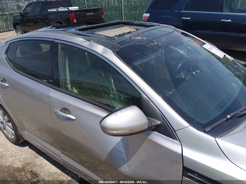 2015 Kia Optima VIN 5XXGN4A76FG414748 IAAI salvage auction — NORMAL WEAR, Clear (Kansas), sold $600 on 2026-07-31 (photo 6)